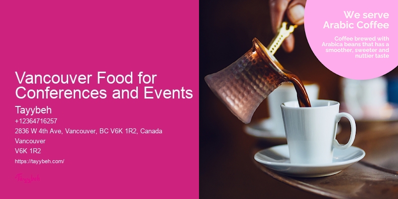 Office Catering Menu Vancouver Food for Conferences and Events