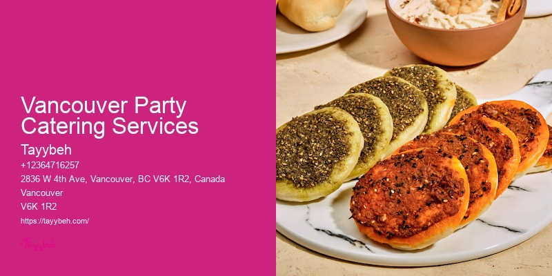 Event Buffet Catering Vancouver Party Catering Services