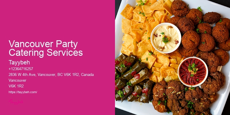 Top-Rated Catering Vancouver Party Catering Services
