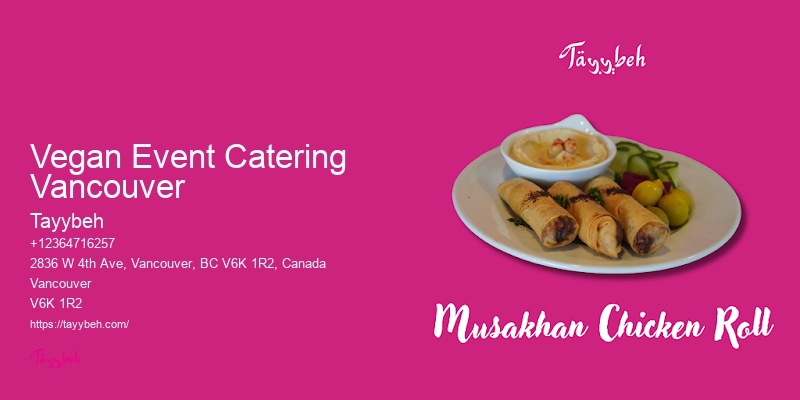 Local Office Caterers Vegan Event Catering Vancouver