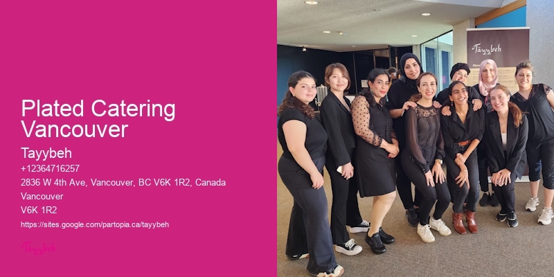 Plated Catering Vancouver