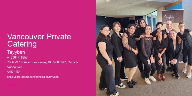 Vancouver Private Catering
