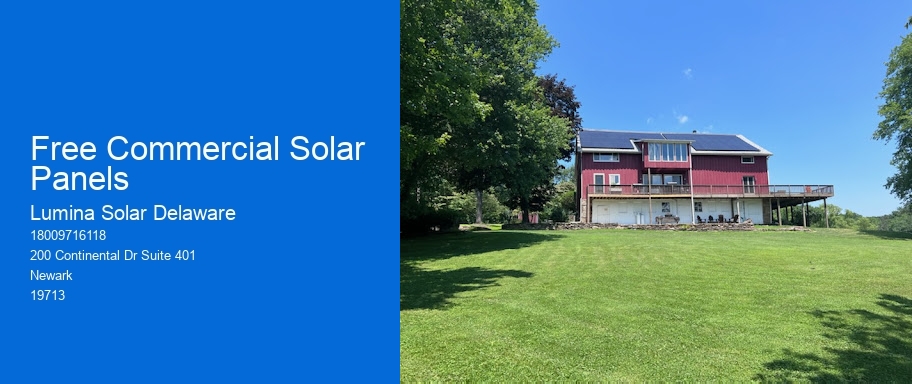 Free Commercial Solar Panels