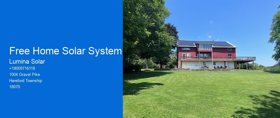 Free Home Solar System