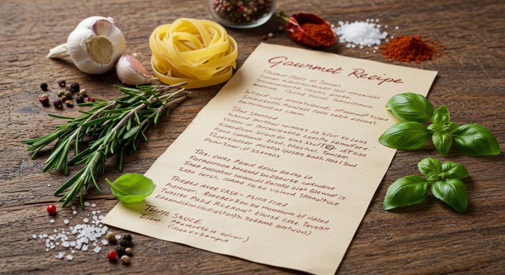 What is the Ideal Recipe for a Gourmet Truffle Cream Sauce with Fettuccine?