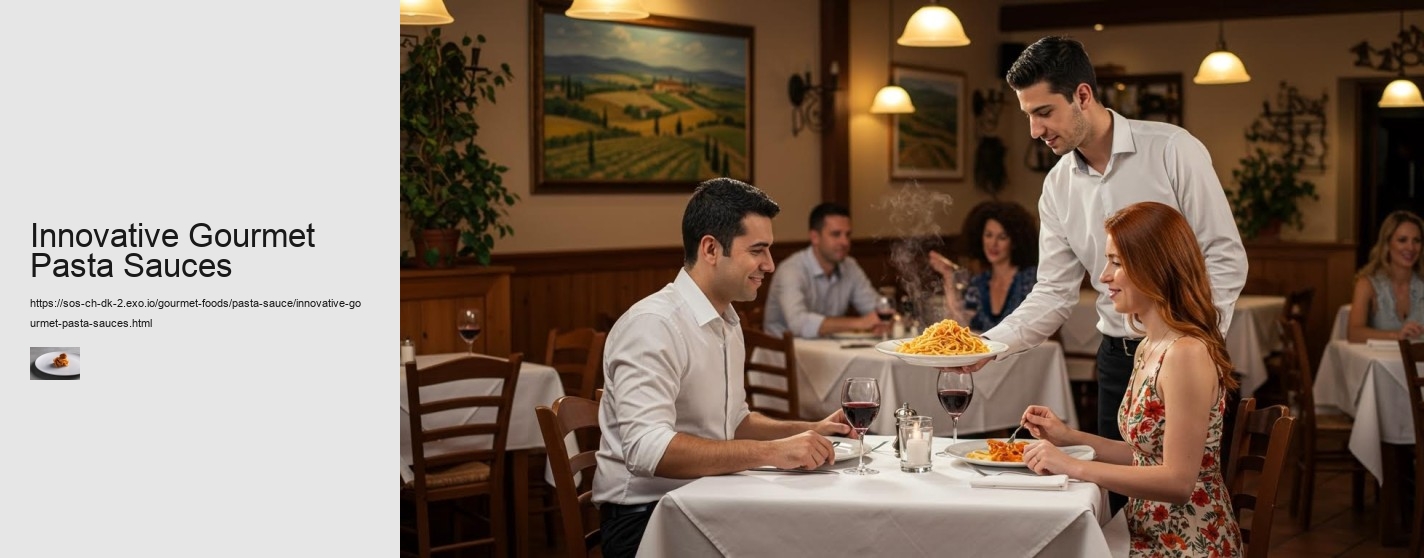Innovative Gourmet Pasta Sauces