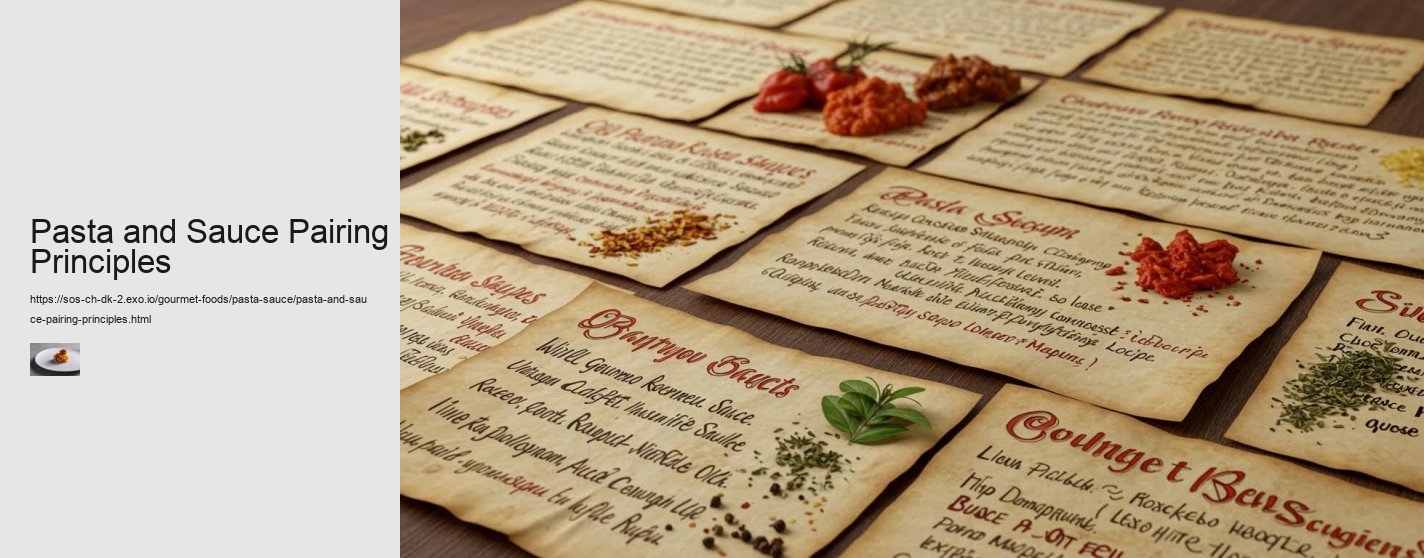 Pasta and Sauce Pairing Principles