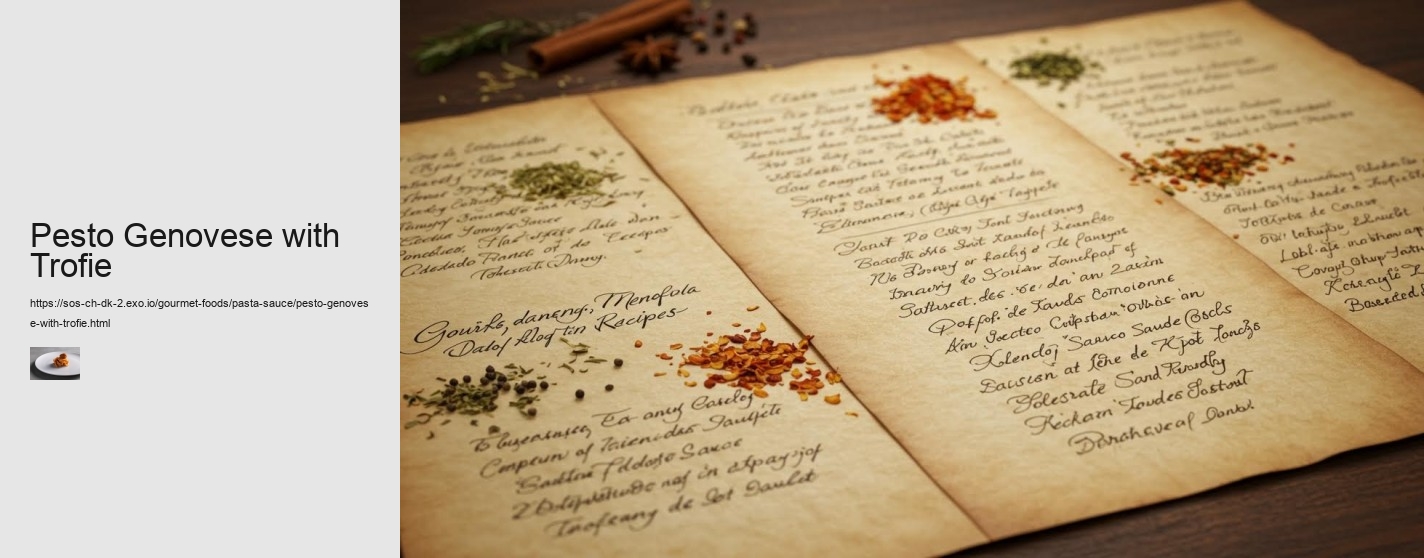 Pesto Genovese with Trofie