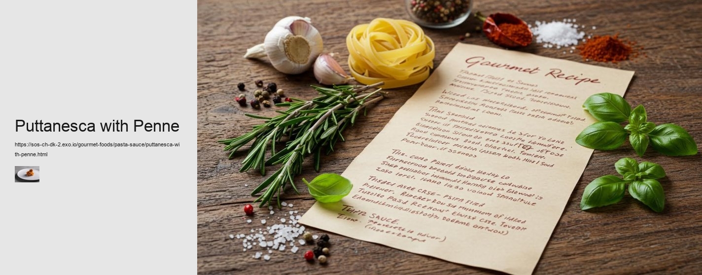 Puttanesca with Penne