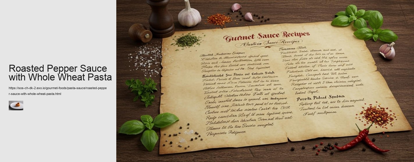 Roasted Pepper Sauce with Whole Wheat Pasta