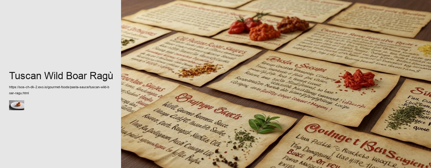 Tuscan Wild Boar Ragù