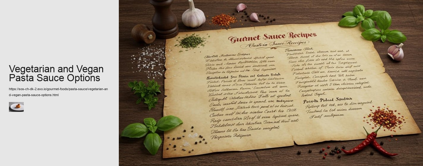 Vegetarian and Vegan Pasta Sauce Options