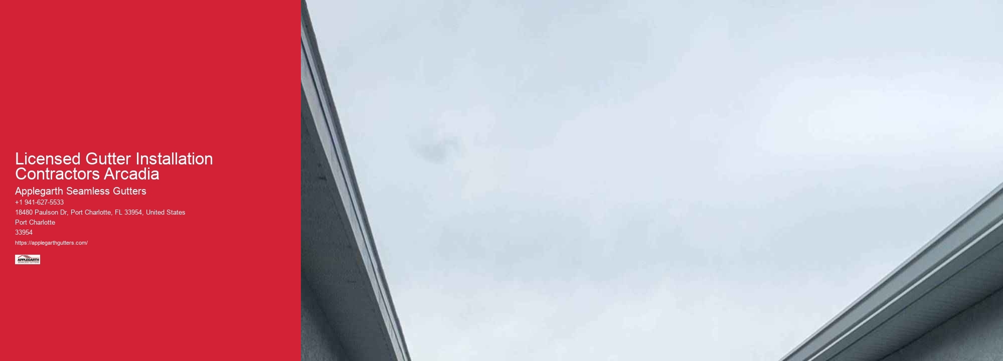 Licensed Gutter Installation Contractors Arcadia