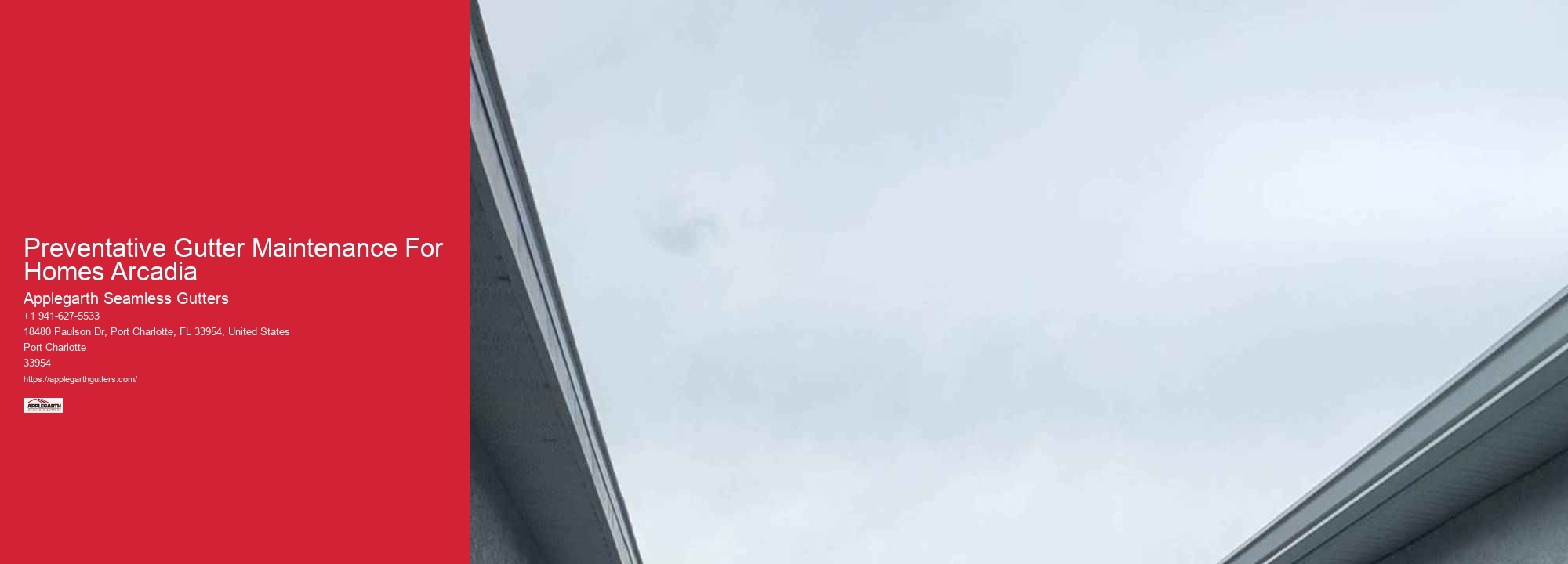 Preventative Gutter Maintenance For Homes Arcadia