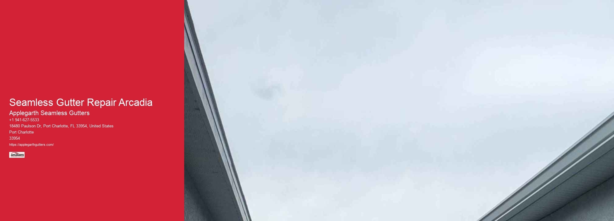 Seamless Gutter Repair Arcadia