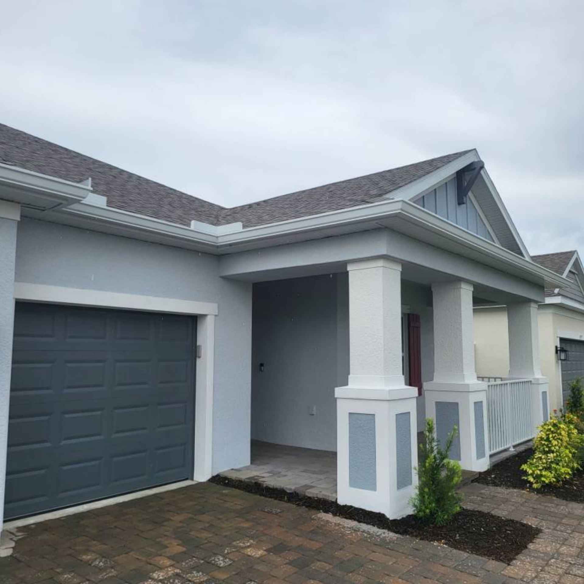 Clogged Rain Gutter Cleaning North Port