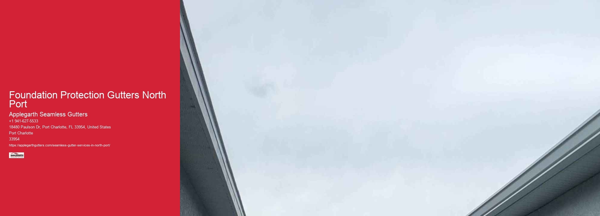 Foundation Protection Gutters North Port