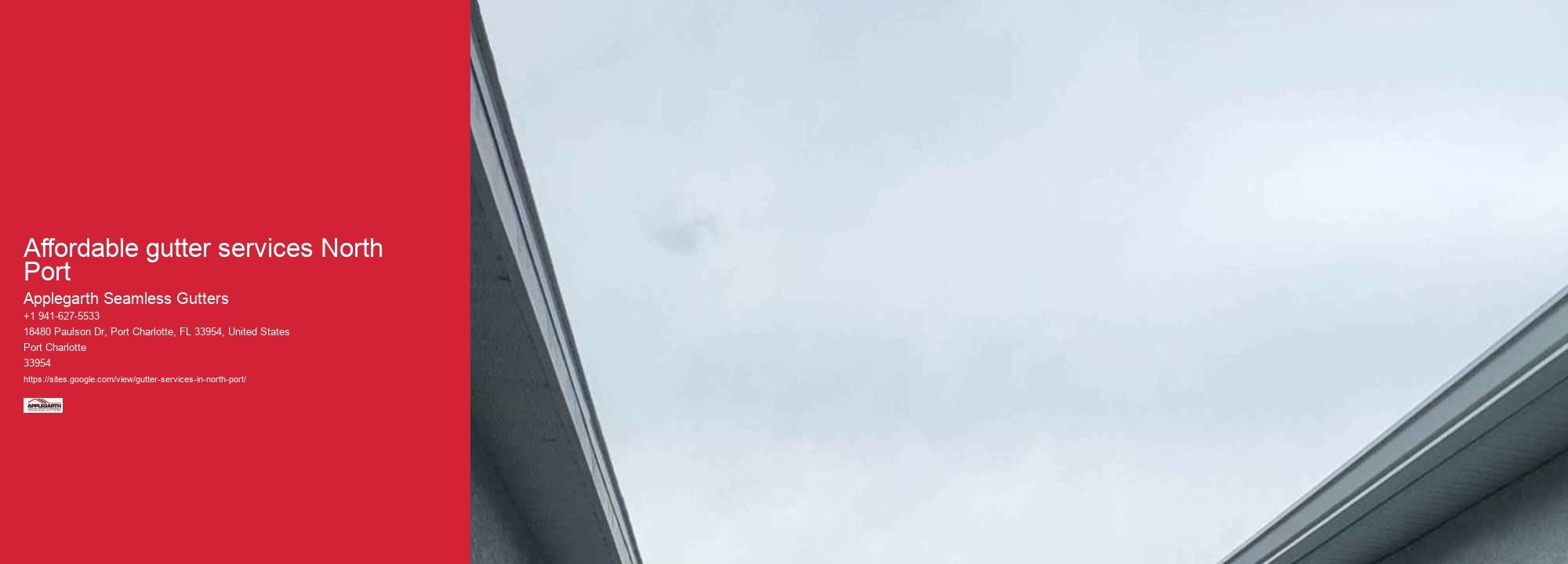 Affordable gutter services North Port