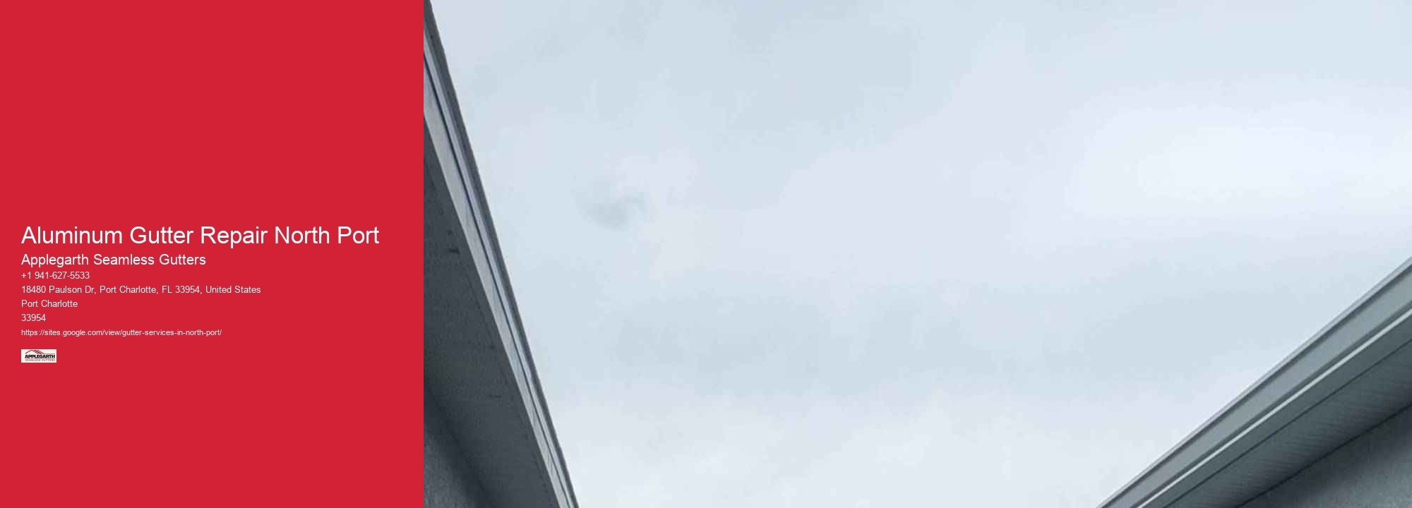 Aluminum Gutter Repair North Port