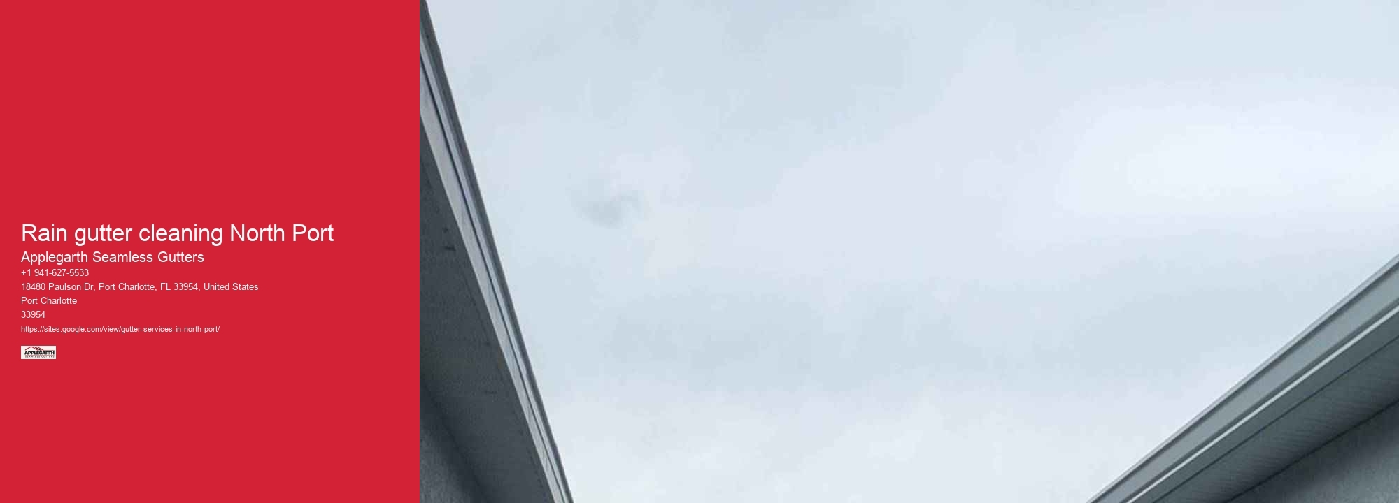 Rain gutter cleaning North Port