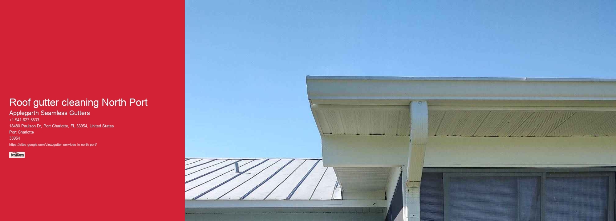 Roof gutter cleaning North Port