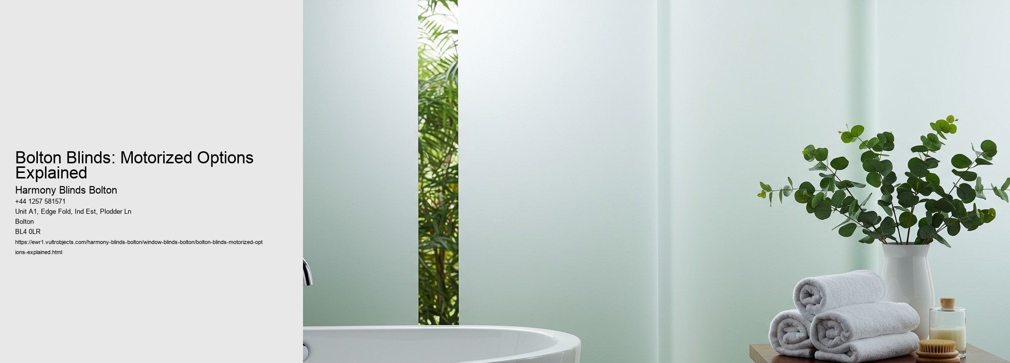 Bolton Blinds: Motorized Options Explained