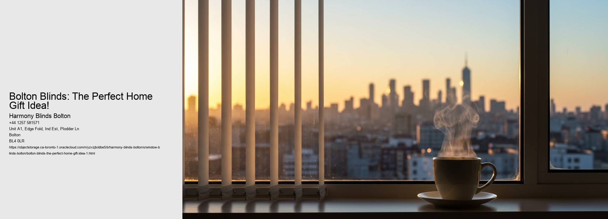 Bolton Blinds: The Perfect Home Gift Idea!