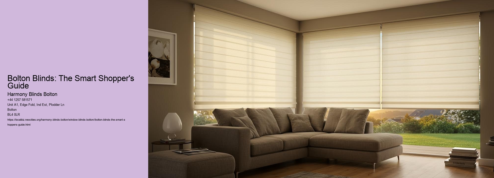 Bolton Blinds: The Smart Shopper's Guide