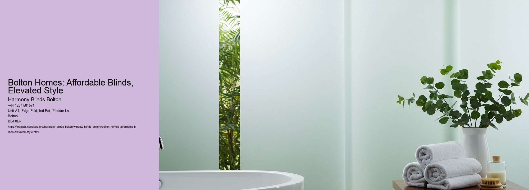 Bolton Homes: Affordable Blinds, Elevated Style