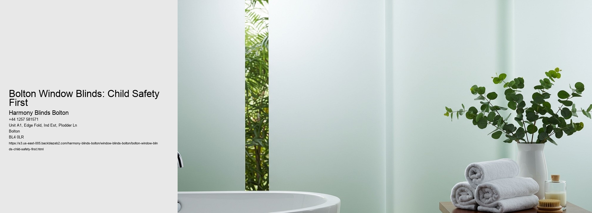 Bolton Window Blinds: Child Safety First