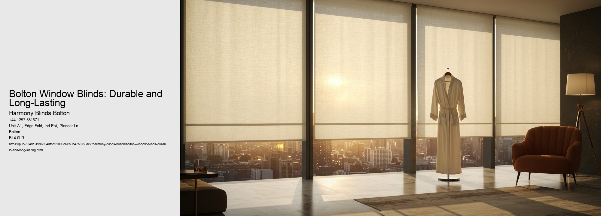 Bolton Window Blinds: Durable and Long-Lasting