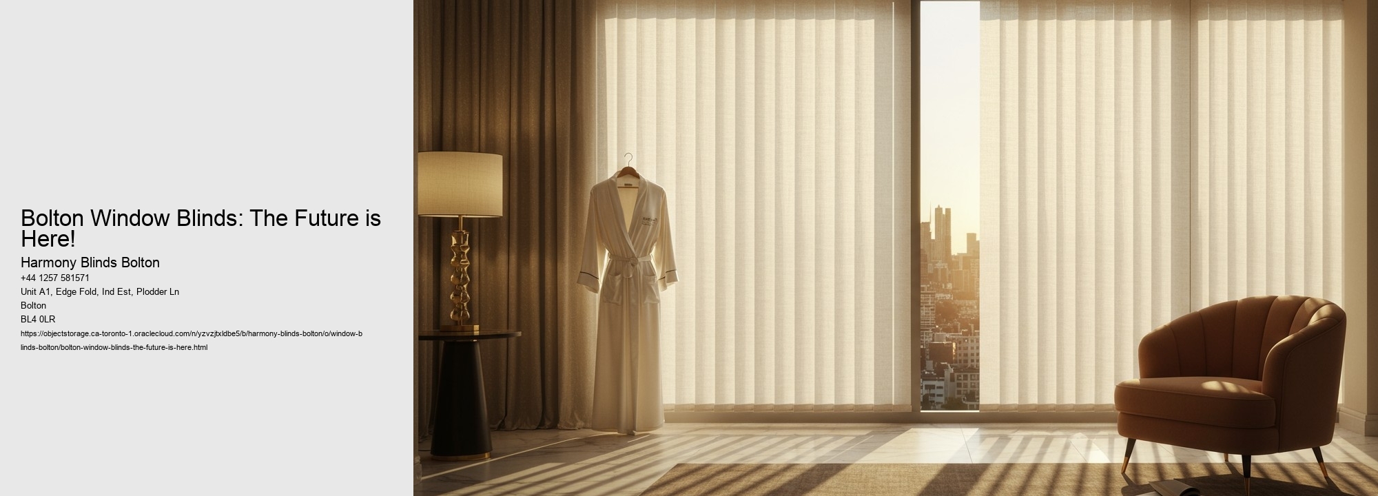 Bolton Window Blinds: The Future is Here!