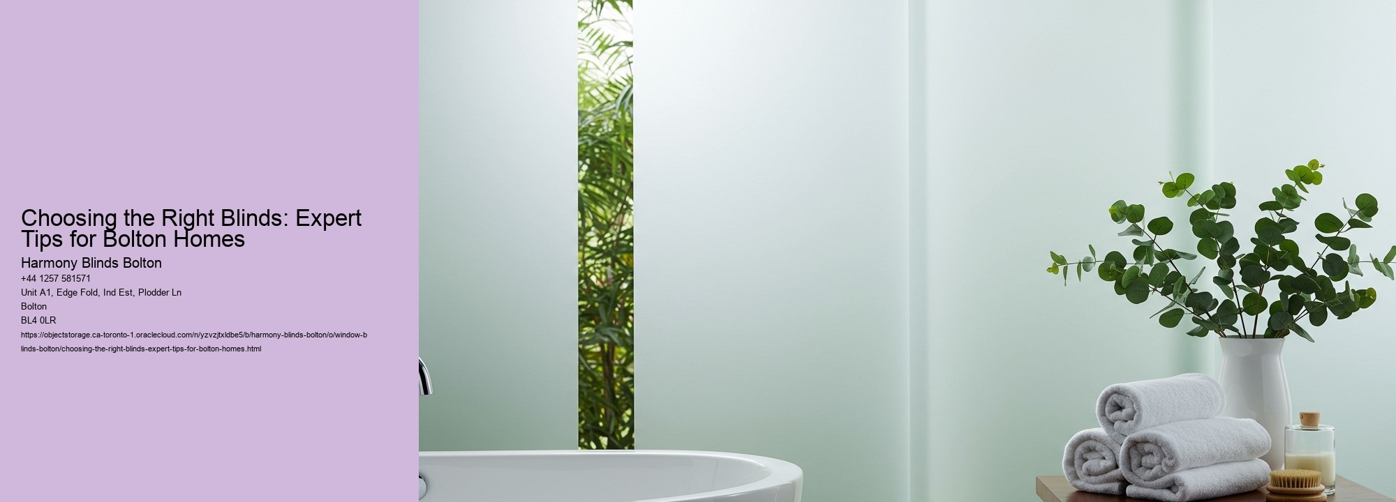 Choosing the Right Blinds: Expert Tips for Bolton Homes
