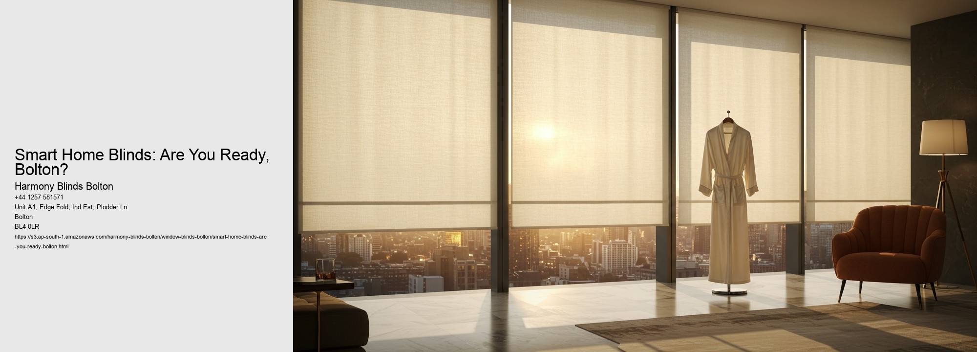 Smart Home Blinds: Are You Ready, Bolton?
