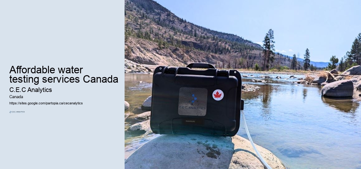Affordable water testing services Canada