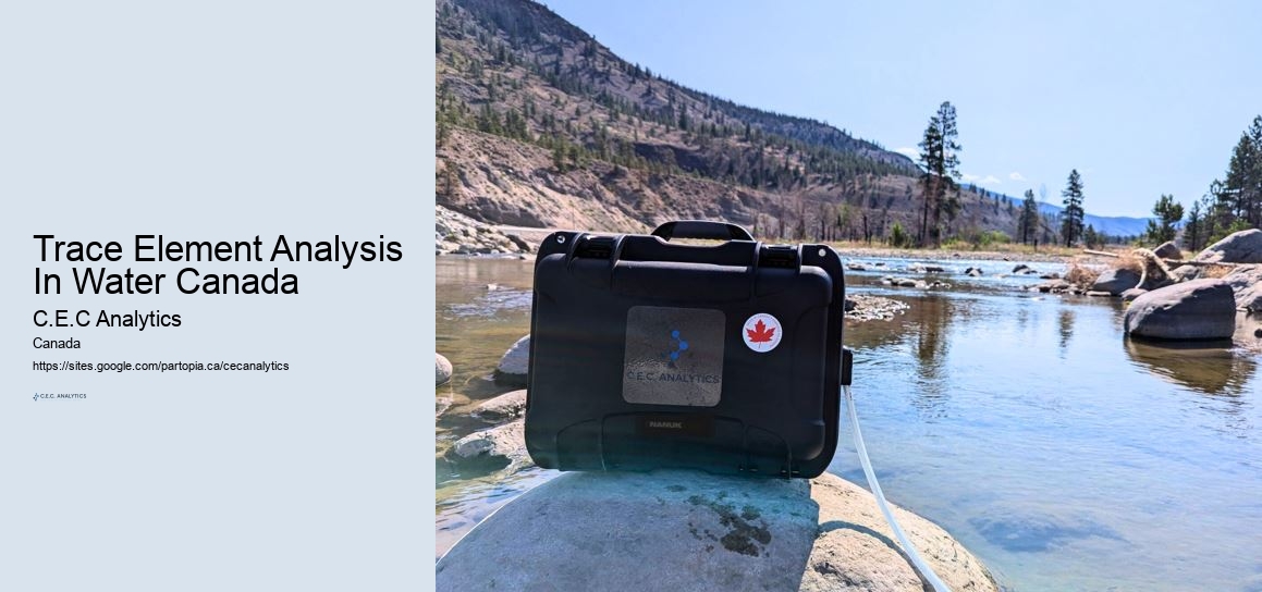 Trace Element Analysis In Water Canada