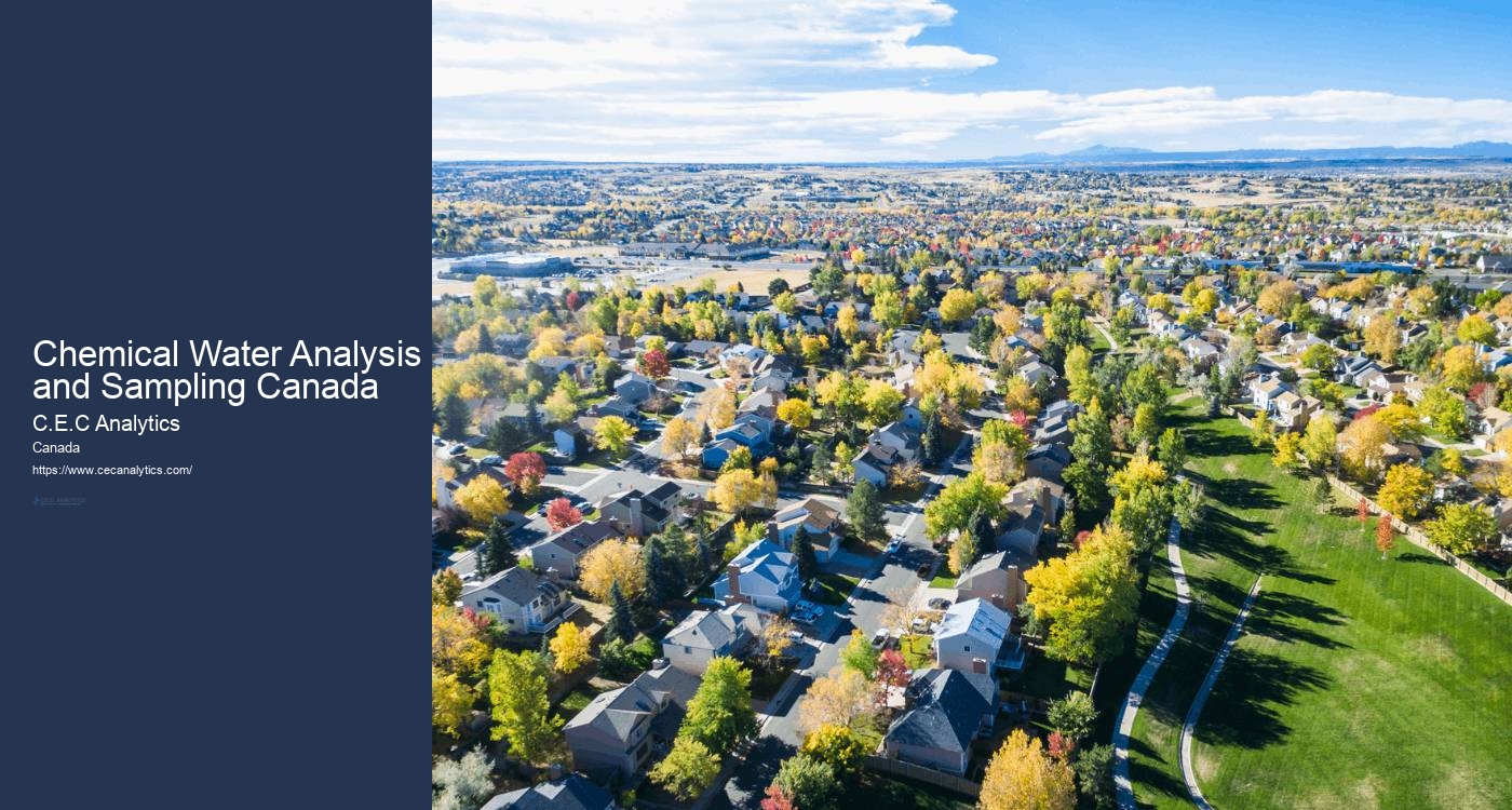 Chemical Water Analysis and Sampling Canada