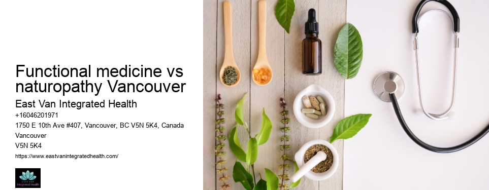 Naturopathic therapyFunctional medicine vs naturopathy Vancouver