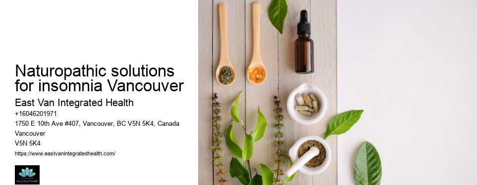 Natural health clinicNaturopathic solutions for insomnia Vancouver
