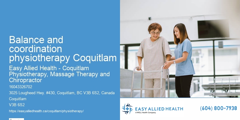 Balance and coordination physiotherapy Coquitlam Personalized Physio
