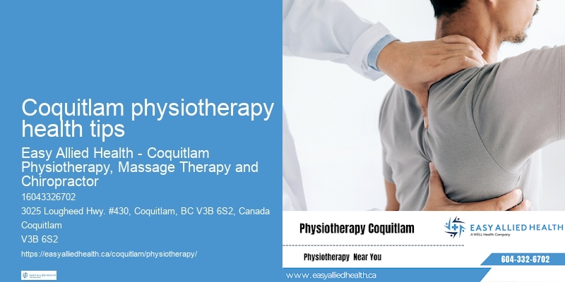 Injury Rehabilitation Coquitlam physiotherapy health tips