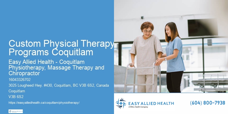 Custom Physical Therapy Programs Coquitlam physiotherapy for joint pain