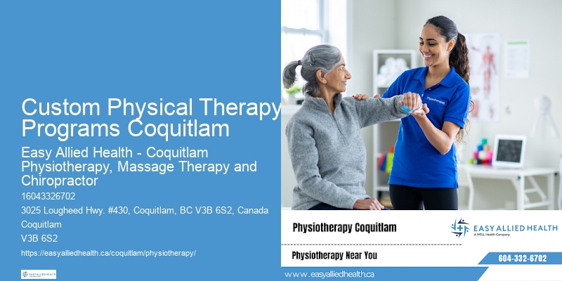 Trusted Physiotherapy Custom Physical Therapy Programs Coquitlam
