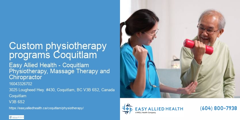 Physiotherapy Services for Seniors Custom physiotherapy programs Coquitlam