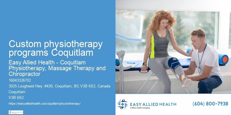 Custom physiotherapy programs Coquitlam Injury Therapy