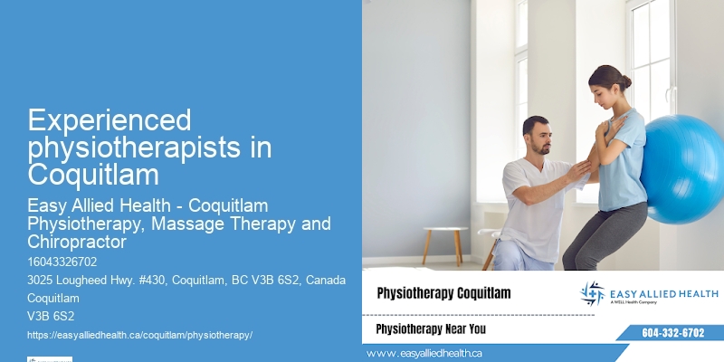Experienced physiotherapists in Coquitlam