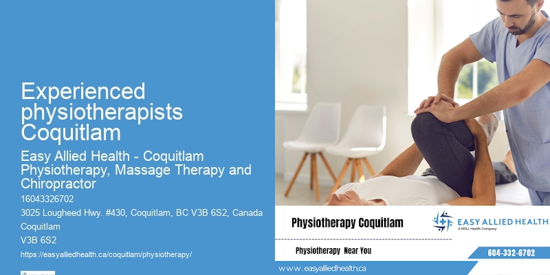 Experienced physiotherapists Coquitlam Rehabilitation Physiotherapists