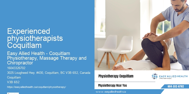 Experienced physiotherapists Coquitlam Physiotherapy for Active Recovery