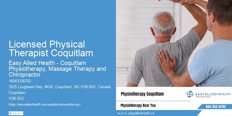 Licensed Physical Therapist Coquitlam mobility improvement physiotherapy