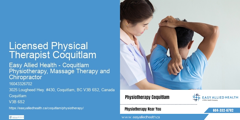 Sports Medicine Physiotherapy Licensed Physical Therapist Coquitlam